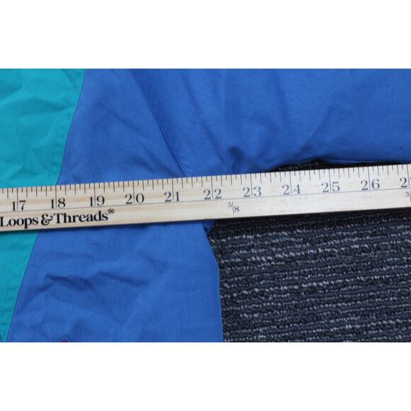 Vtg Charles Klein Front Snap Close Jacket Size Medium Color Block Retro 1990s - Picture 9 of 13